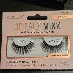 CALA 3D Faux Mink Lashes - Sin City Black